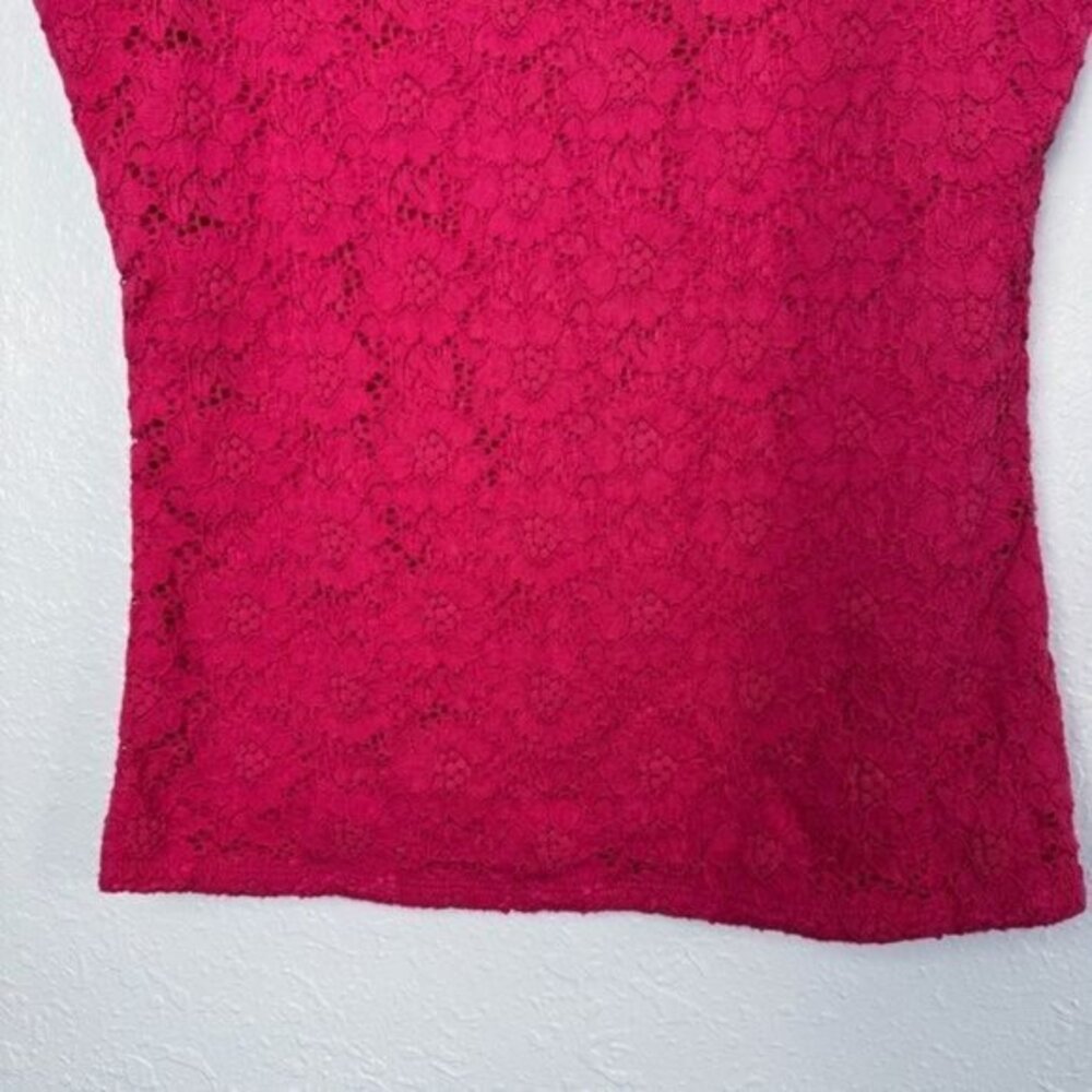 White House Black Market purple lace tank top M - Picture 3 of 9
